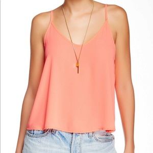 “ASTR the label” coral pink strappy camisole